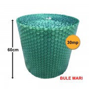 Folie Cu Bule De Aer Mari, 120 g/mp, 0.6m x 50ml (30mp), Eco