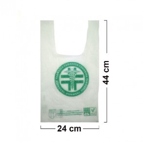 Set 50 bucăți Pungi Biodegradabile 24x44 cm - Farmacia