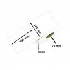 Etichete Autoadezive Termice 100 x 150 mm, Perfor de Rupere, 1000 Etichete / Rolă, TOP THERMAL