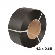Bandă PP (polipropilenă) 12 mm x 0.65 mm, 2500 m/rolă, tub 200 mm 