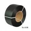 Bandă PP (polipropilenă) 9 mm x 0.50 mm, 4000 m/rolă, tub 200 mm