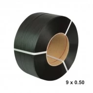 Bandă PP (polipropilenă) 9 mm x 0.50 mm, 4000 m/rolă, tub 200 mm