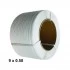 Bandă PP (polipropilenă) ALBĂ 9 mm x 0.50 mm, 4000 m/rolă, tub 200 mm Bandă PP (polipropilenă) ALBĂ 9 mm x 0.50 mm, 4000 m/rolă, tub 200 mm