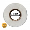 Bandă PP (polipropilenă) 12 mm x 0.65 mm, 2500 m/rolă, tub 200 mm. ALBĂ