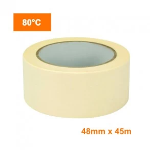 Set 36 Role Benzi Adezive de Mascare 80°C Premium RMFtape , 48 mm x 45 m