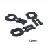 Set 1000 Bucle (Cleme) Plastic12 mm, Negre