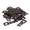 Set 1000 Bucle (Cleme) Plastic12 mm, Negre