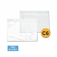 Set 1000 Bucăți Plicuri Port Document C6, Autoadezive, 175 x 115 mm
