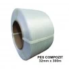 Bandă PES Nețesută Compozit 32 mm x 300 m, 1140 kgf, Tub 200 mm