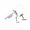 Etichete Autoadezive Termice 100 x 150 mm, Perfor de Rupere, 1000 Etichete / Rolă, TOP THERMAL, Tub 40mm