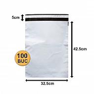 Set 100 bucăți Pungi Curierat FB04, 325x425+50mm