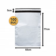 Set 100 bucăți Pungi Curierat FB10, 550x770+50mm