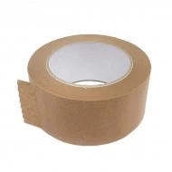 Set 6 Role Benzi Adezive din Hârtie Kraft, Ecologice, 50 mm x 50 m, HotMelt