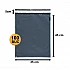 Set 100 bucăți Plicuri Curierat PCGREY05, 350x450+50mm, GRI