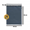 Set 100 bucăți Plicuri Curierat PCGREY06, 400x500+50mm, GRI