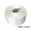 Bandă PES Nețesută Hot Melt 25 mm x 500 m, 900 kgf, WG85