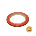 Set 8 Role Benzi Adezive PVC 9 mm x 66 m, Roșu
