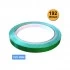 Set 192 Role Benzi Adezive PVC 9 mm x 66 m, Verde