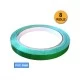 Set 8 Role Benzi Adezive PVC 9 mm x 66 m, Verde