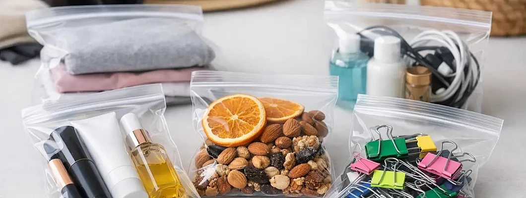 Pungi Ziplock pentru organizare produse