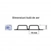 Folie Cu Bule De Aer Mici, 2 Straturi, 50 g/mp, 0.5m x 100m (50mp)