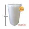 Folie Cu Bule De Aer Mari, 120 g/mp, 1.2m x 50m (60mp), TRANSPARENTĂ Folie Cu Bule De Aer Mari, 120 g/mp, 1.2m x 50m (60mp), TRANSPARENTĂ