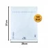 Set 100 bucăți Plicuri cu Bule Antișoc H18 Albe, 290x370+50mm, Plic cu Lipire Autoadezivă
