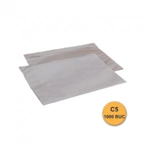 Plicuri C5 AWB Autoadezive din Plastic cu Fereastra, Set 1000 buc. 240x180mm