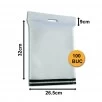 Set 100 bucăți Pungi Curierat cu Mâner PCMA03, 265x320+90+50mm, 60my