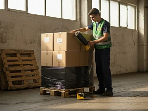 Definiție folie stretch manuală – Rol esențial în ambalare