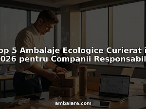 Top 5 Ambalaje Ecologice Curierat în 2026 pentru Companii Responsabile