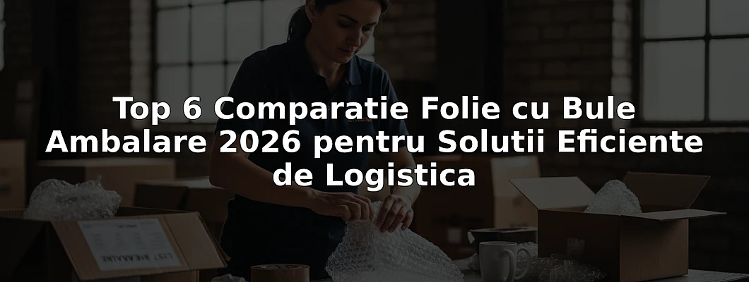 Top 6 Comparatie Folie cu Bule Ambalare 2026 pentru Solutii Eficiente de Logistica