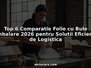 Top 6 Comparatie Folie cu Bule Ambalare 2026 pentru Solutii Eficiente de Logistica