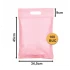 Set 100 bucăți Pungi Curierat Roz cu Mâner PCMR05, 345x450+90+50mm, 60my