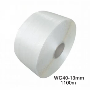 Bandă PES Nețesută Hot Melt 13 mm x 1100 m, 380 kgf, WG40/1100